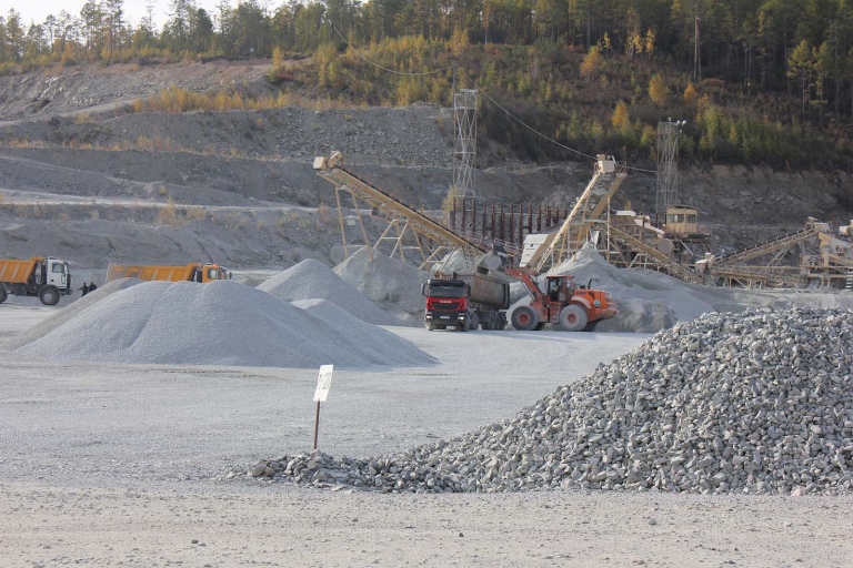 Производство щебня