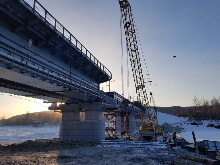 Реконструкция железнодорожного моста