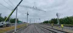 В транзитном парке «Д» уложены 8 приемоотправочных путей