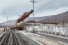 Вторые пути на перегоне Ункур – Чильчи 