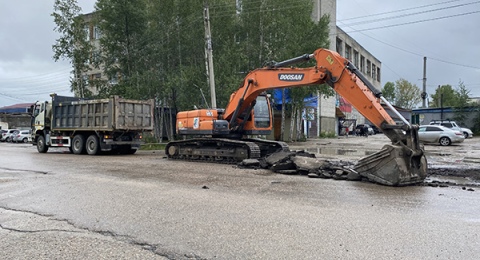 работы по капитальному ремонту автомобильных дорог Тынды