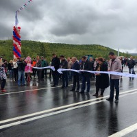 Открытие участка 93-123 км трассы Лена, сентябрь 2015 год